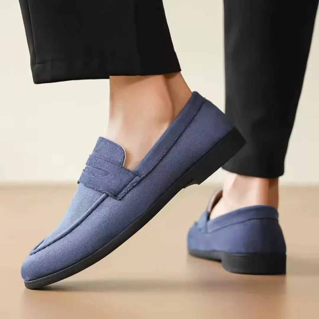 Benson Men's Suede Slip-On Loafers
