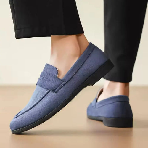 Benson Men's Suede Slip-On Loafers