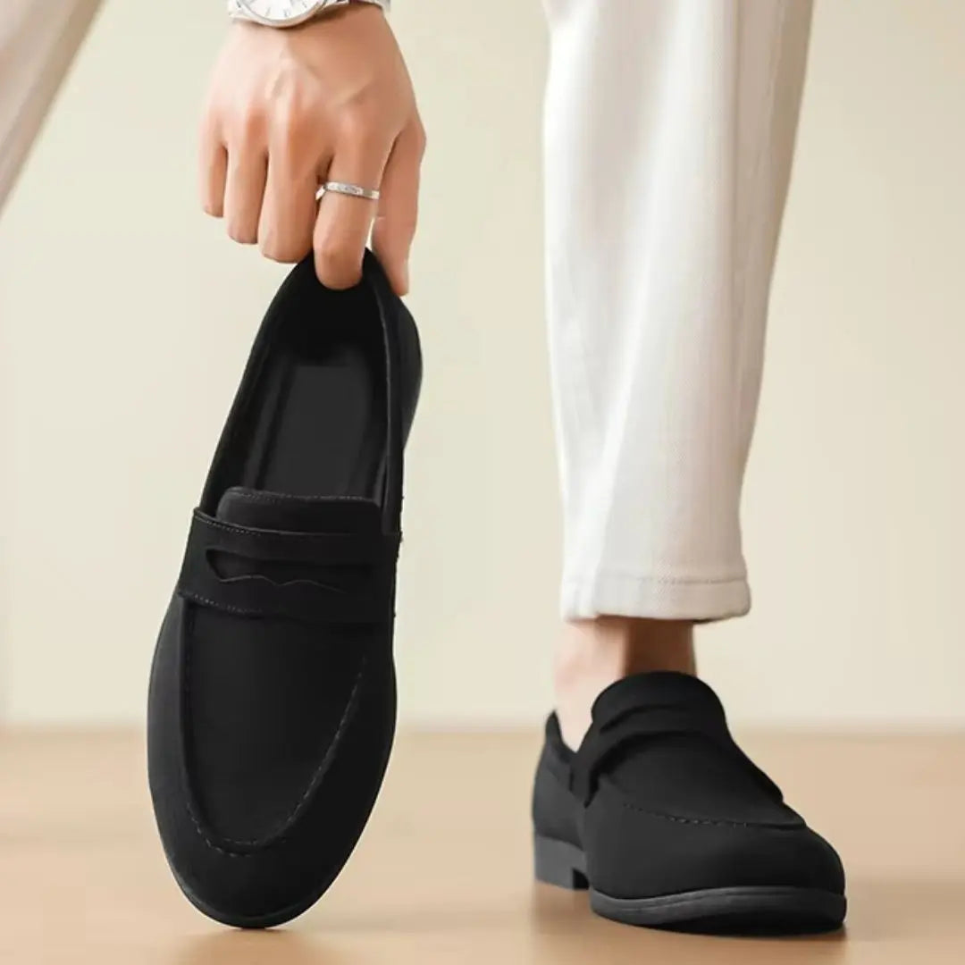 Benson Men's Suede Slip-On Loafers