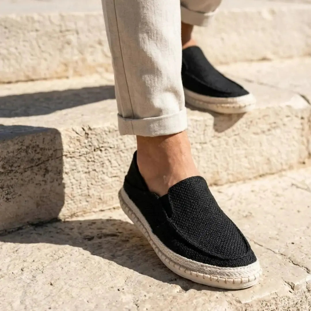 Capri Men's Woven Espadrille Slip-Ons