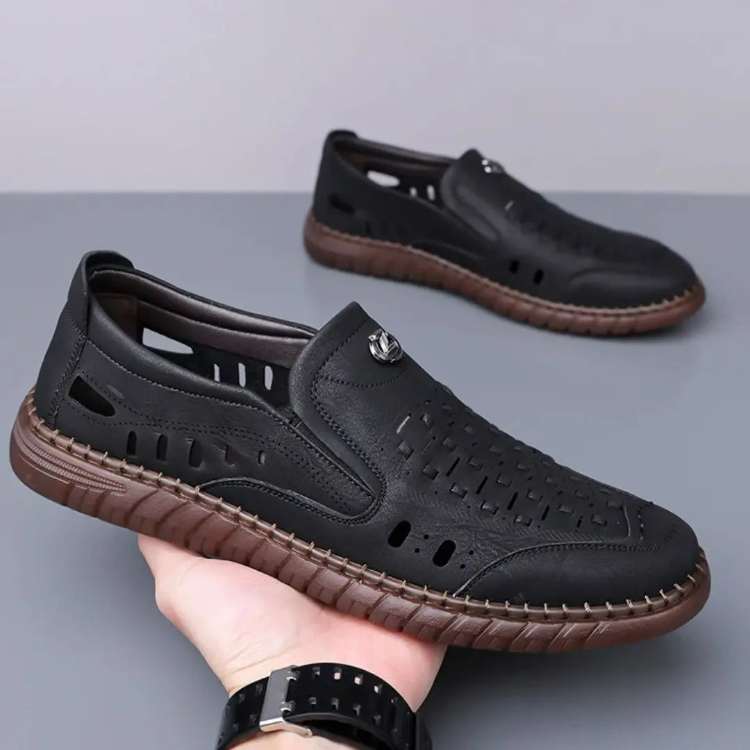 Carver Men's Genuine Leather Loafers