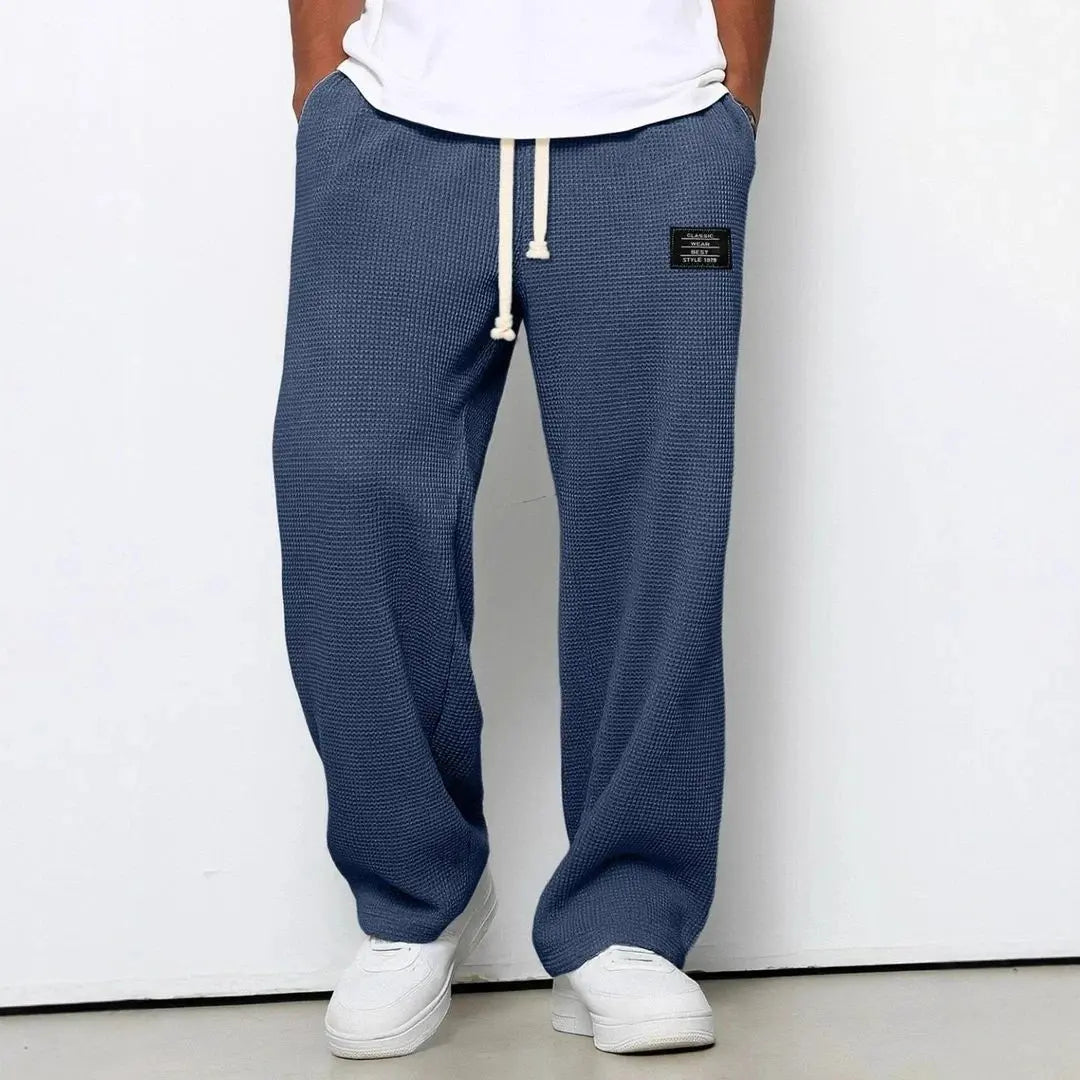 Breathable Adjustable-Waist Straight Lace Pants