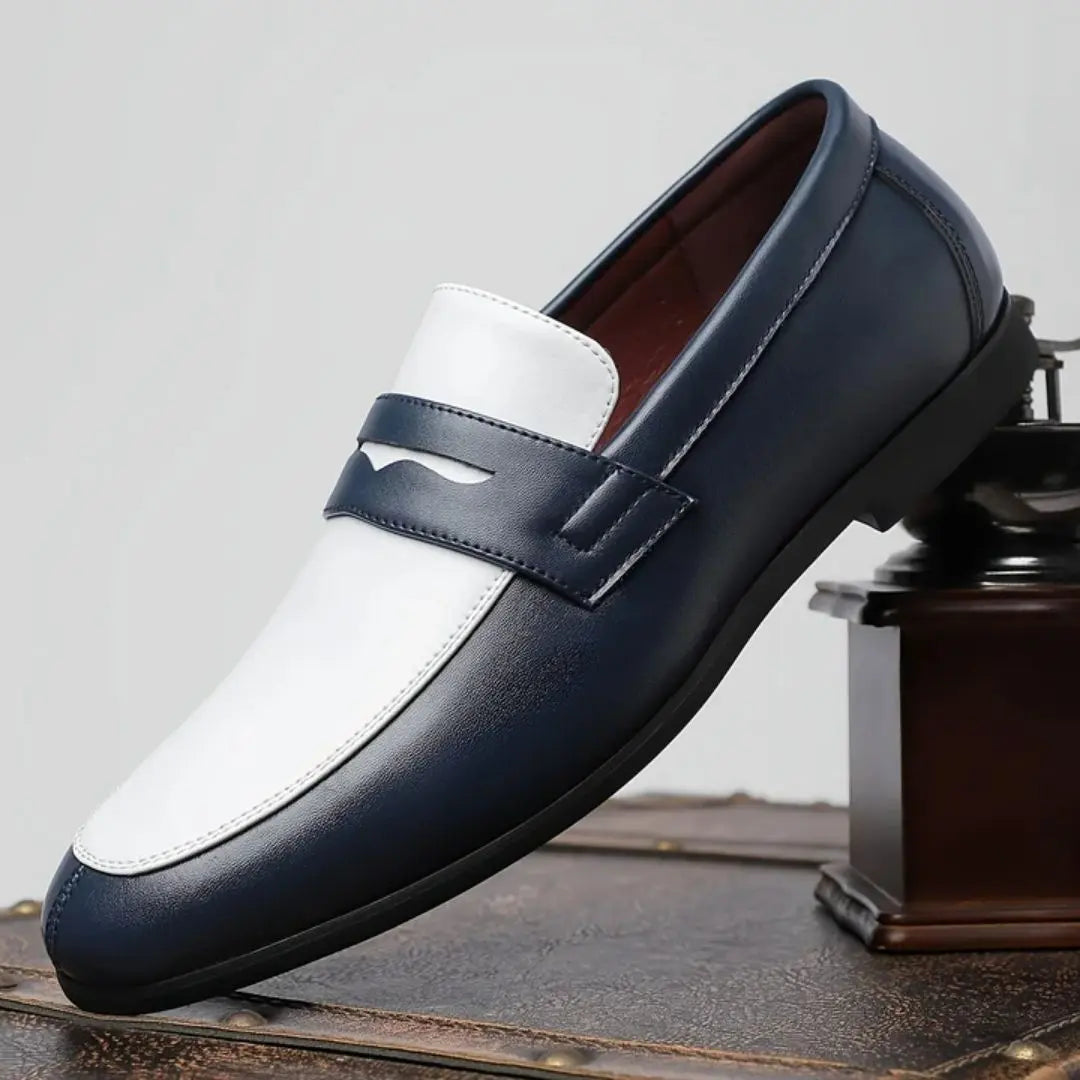 Lugano Men's Italian Penny Loafers