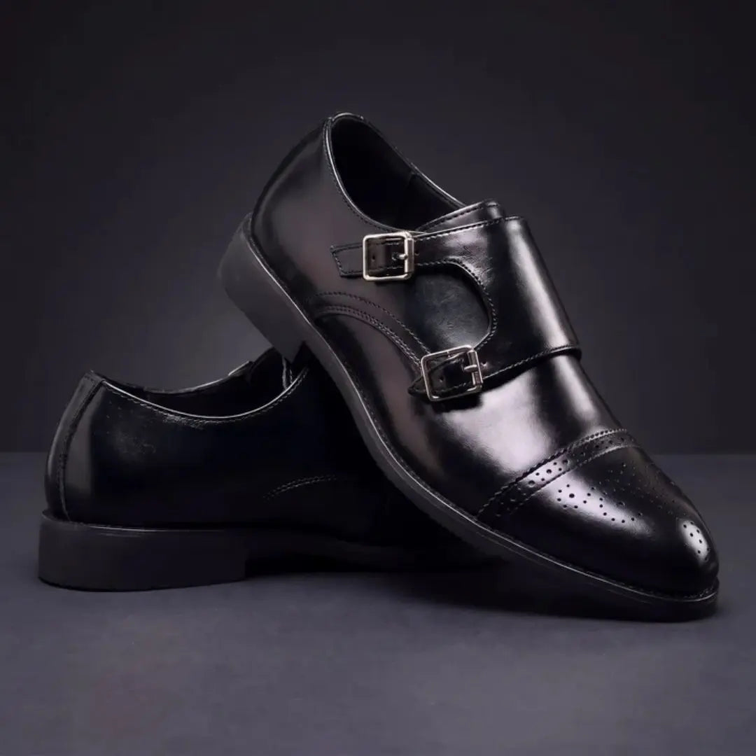 Montero Men's Double Buckle Loafers