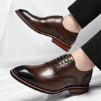 Marcello Men's Italian Leather Wingtip Dress Shoes