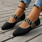 Bolzano Women's Knit Mary Jane Flats