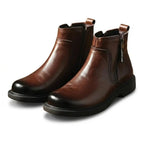 The Ironwood Men's Leather Side-Zip Dress Boot