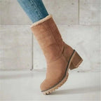 Snowdrift Women's Fur-Lined Mid-Tube Boots