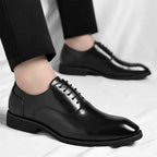 Marcello Men's Italian Leather Wingtip Dress Shoes