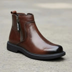 The Ironwood Men's Leather Side-Zip Dress Boot