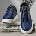 Carlton Men's Leather Sneakers with Rotary Lace