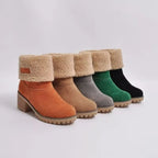 Snowdrift Women's Fur-Lined Mid-Tube Boots