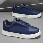 Carlton Men's Leather Sneakers with Rotary Lace