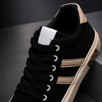 Redline Men's Bold Stripe Street Canvas Sneakers