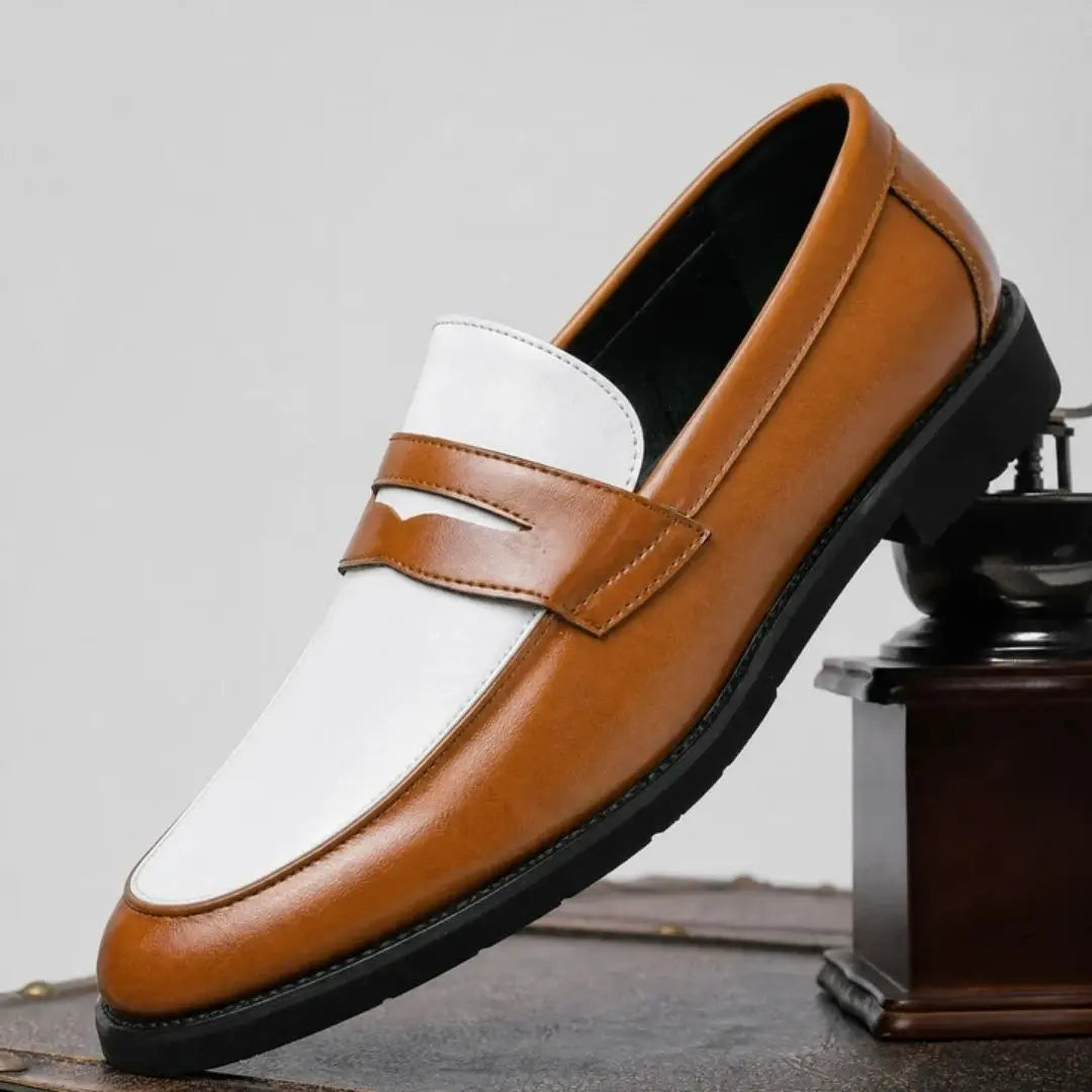 Lugano Men's Italian Penny Loafers