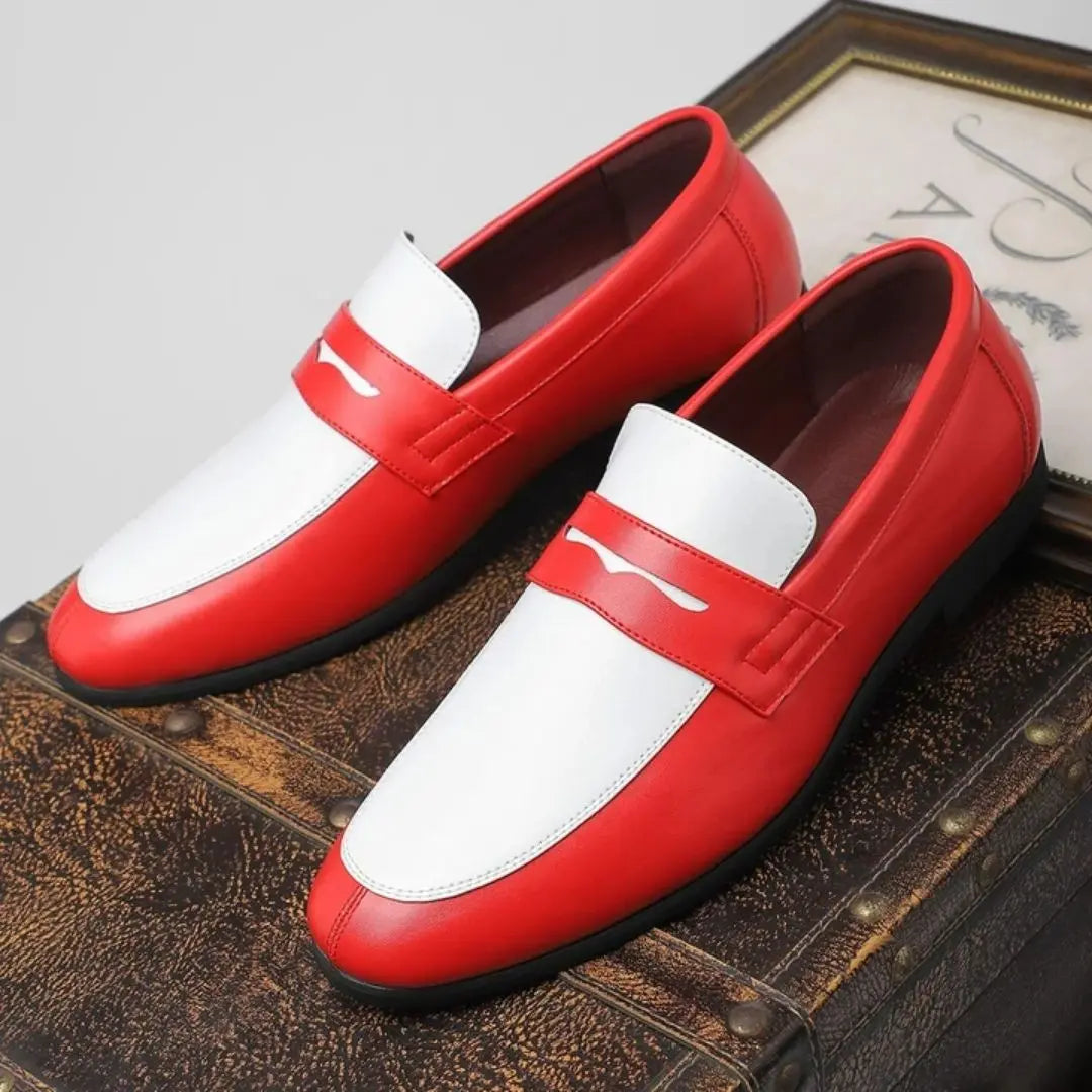 Lugano Men's Italian Penny Loafers