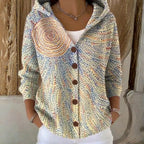 Women's Breathable Hooded Button-Front Cardigan