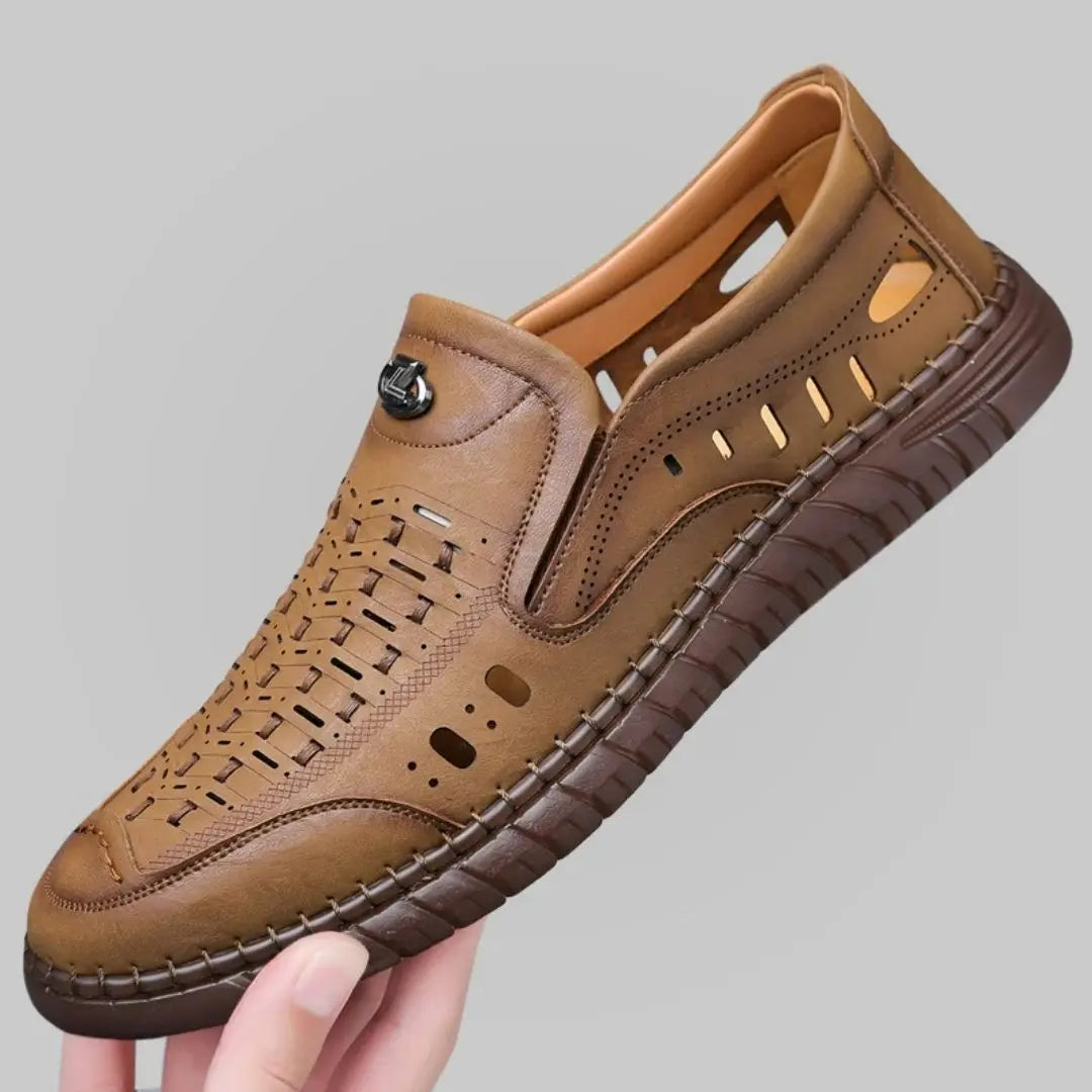 Carver Men's Genuine Leather Loafers
