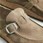 Bellamie Women's Suede Buckle Mules