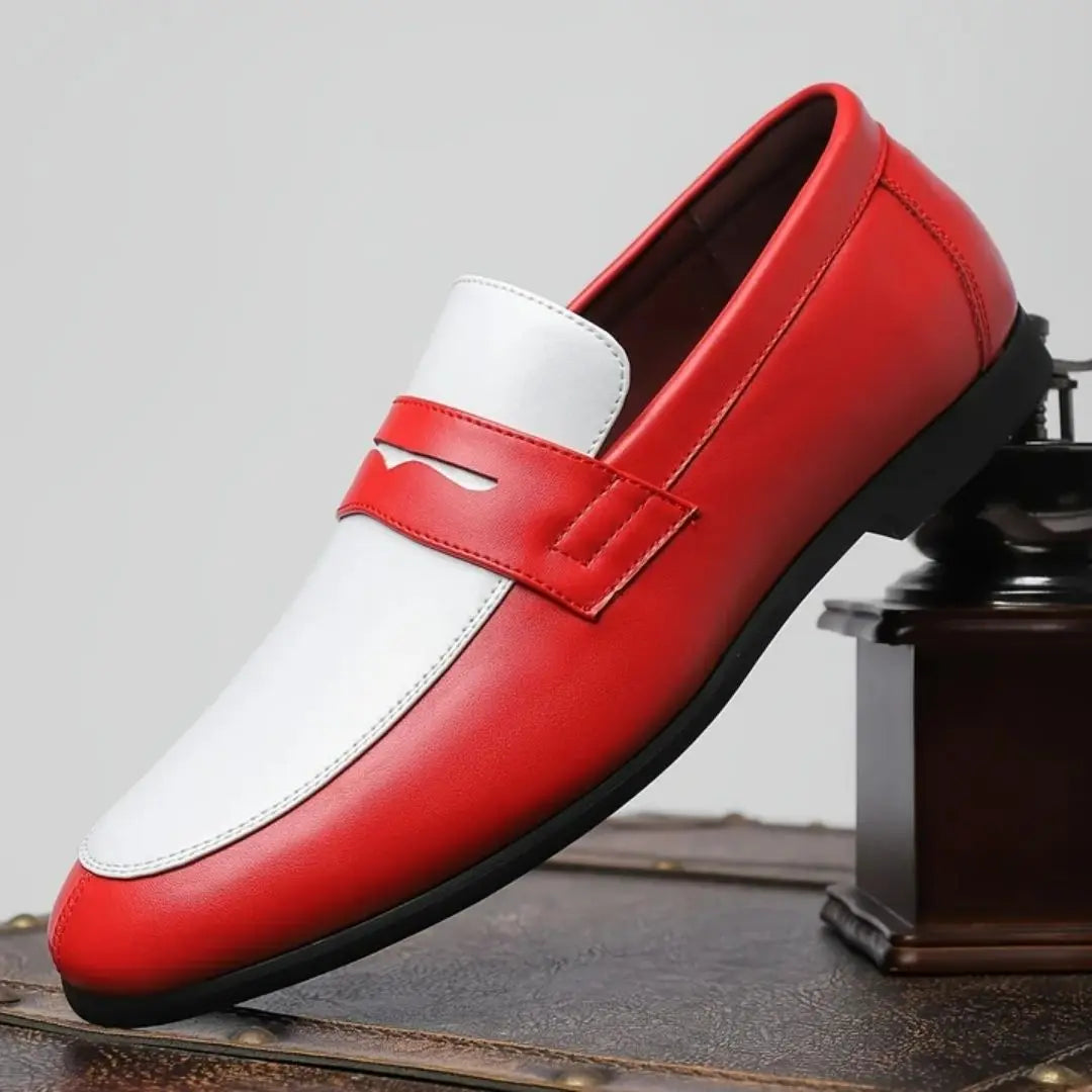 Lugano Men's Italian Penny Loafers