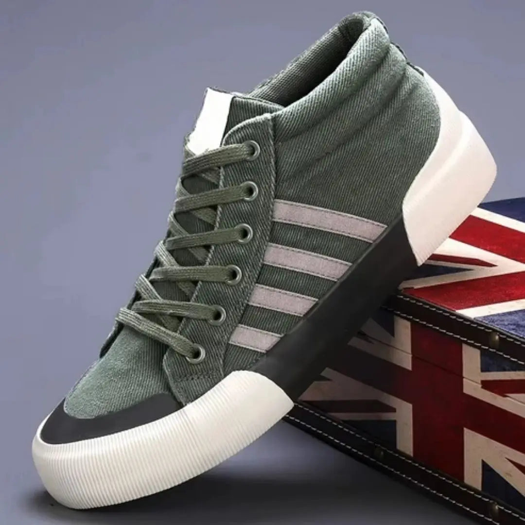 Rowley Men's Urban High Top Canvas Sneakers