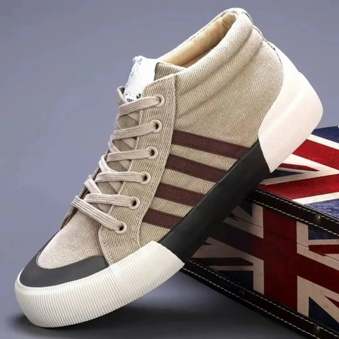 Rowley Men's Urban High Top Canvas Sneakers