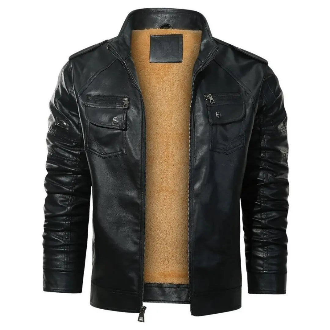 Fleece Biker Jacket