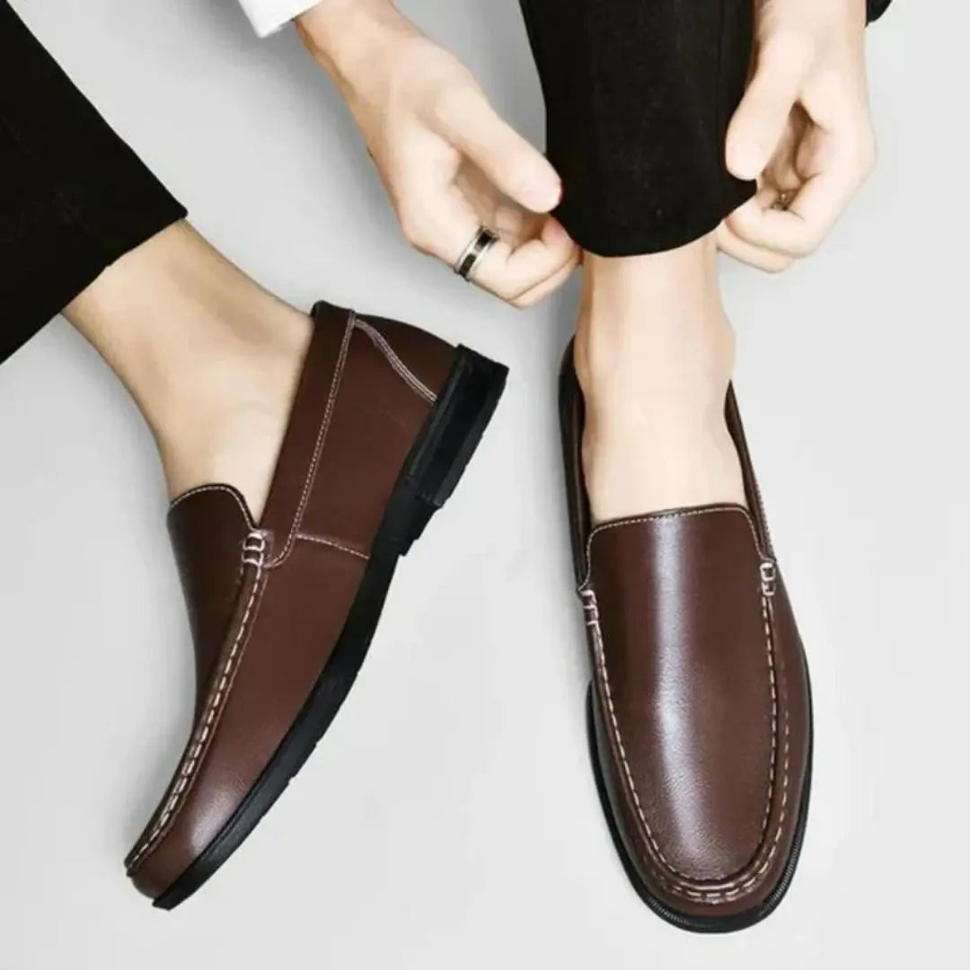 Pelle Italiana Men's Genuine Leather Loafers