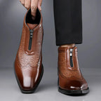 Belmont Men's Ostrich Leather Boots