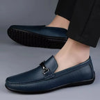 Almeria Men's Metal Bit Leather Loafers