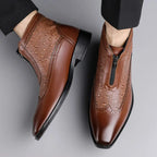 Belmont Men's Ostrich Leather Boots