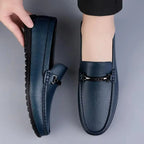 Almeria Men's Metal Bit Leather Loafers