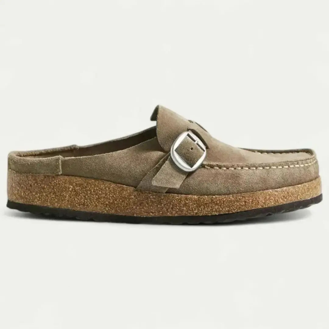Bellamie Women's Suede Buckle Mules
