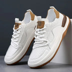 Lusso Italiana Men's Genuine Leather Sneakers