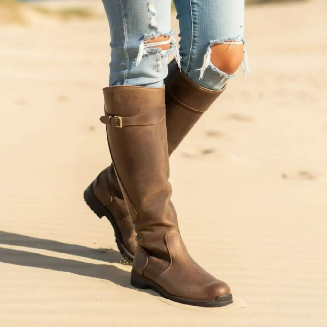 Lorelei Women's Knee High Rivet Boots
