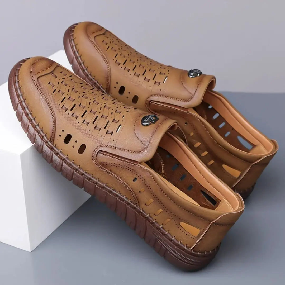 Carver Men's Genuine Leather Loafers