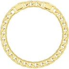 2pc 14k Chunky Link Anklets