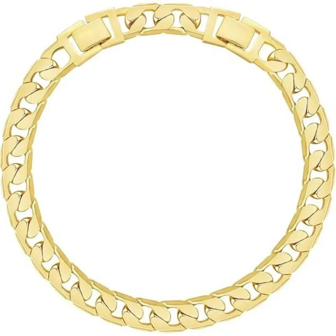 2pc 14k Chunky Link Anklets