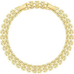 2pc 14k Chunky Link Anklets
