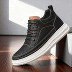 Robert Johnson Men's Leather Mid-Top Sneakers