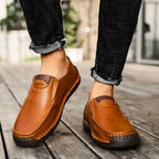 Callahan Men's Nero Leather Loafers