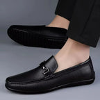Almeria Men's Metal Bit Leather Loafers