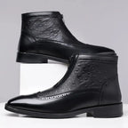Belmont Men's Ostrich Leather Boots