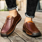 Callahan Men's Nero Leather Loafers