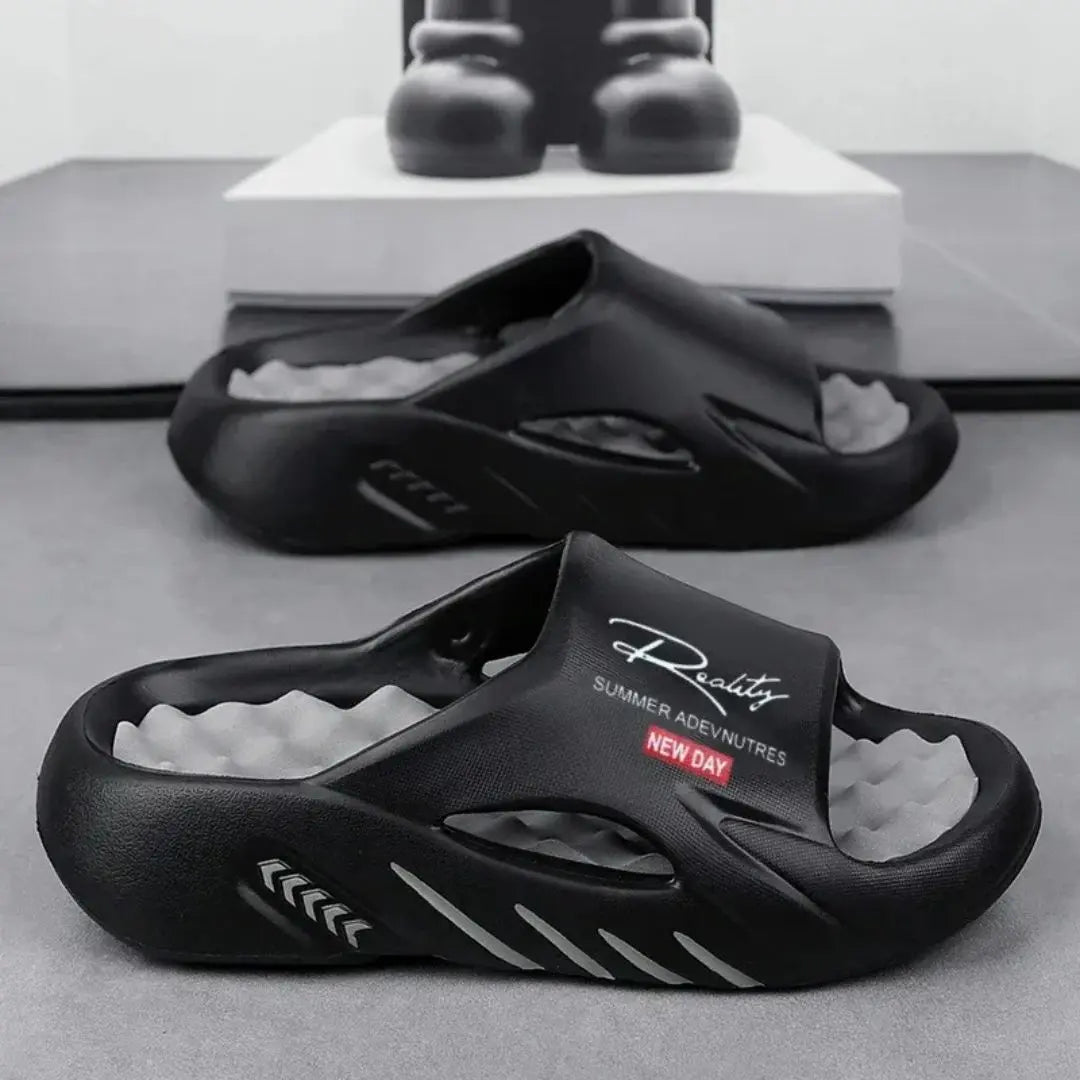 Men’s Thick Sole Cloud Comfort Slide Sandals
