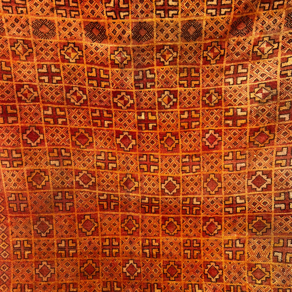 Vintage boujaad Rug 8.20 ft × 5.09 ft