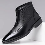 Belmont Men's Ostrich Leather Boots