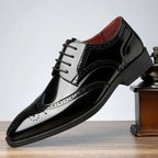 Ashworth Men's Cambridge Leather Brogue Dress Shoes