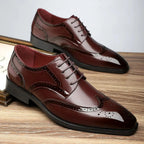 Ashworth Men's Cambridge Leather Brogue Dress Shoes