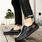 Callahan Men's Nero Leather Loafers